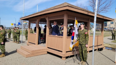 2024년 4월25일, Shilo 가평 전투 73주년 기념 행사 참석