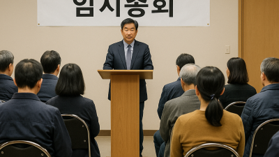 한인회 임시 총회 및 이사 선출 안내